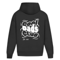 Cool Dads Club – Black Oversize Hoodie – Streetwear für Väter – Rückenansicht | Vaterstück