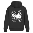 Cool Dads Club – Black Oversize Hoodie – Streetwear für Väter – Rückenansicht | Vaterstück