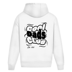 Cool Dads Club – White Oversize Hoodie – Streetwear für Väter – Rückenansicht | Vaterstück