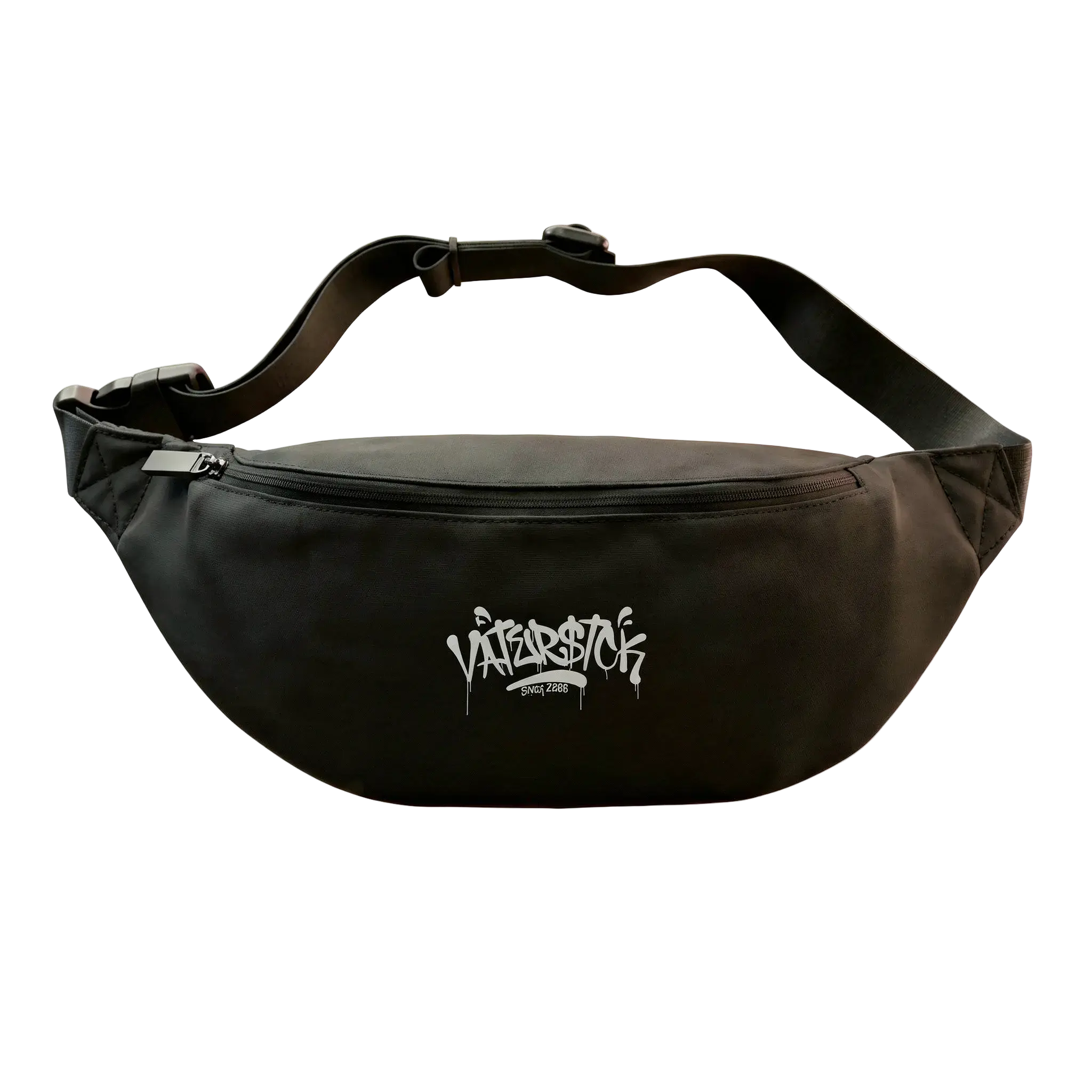 Signature Tag – Bauchtasche – Streetwear für Väter – Detailansicht | Vaterstück