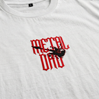 Metal Dad – Oversize T-Shirt – Streetwear für Väter – Detailansicht | Vaterstück