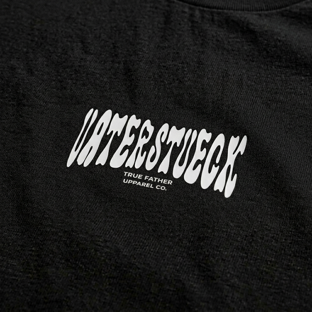 Distorted – Oversize T-Shirt – Streetwear für Väter – Detailansicht | Vaterstück